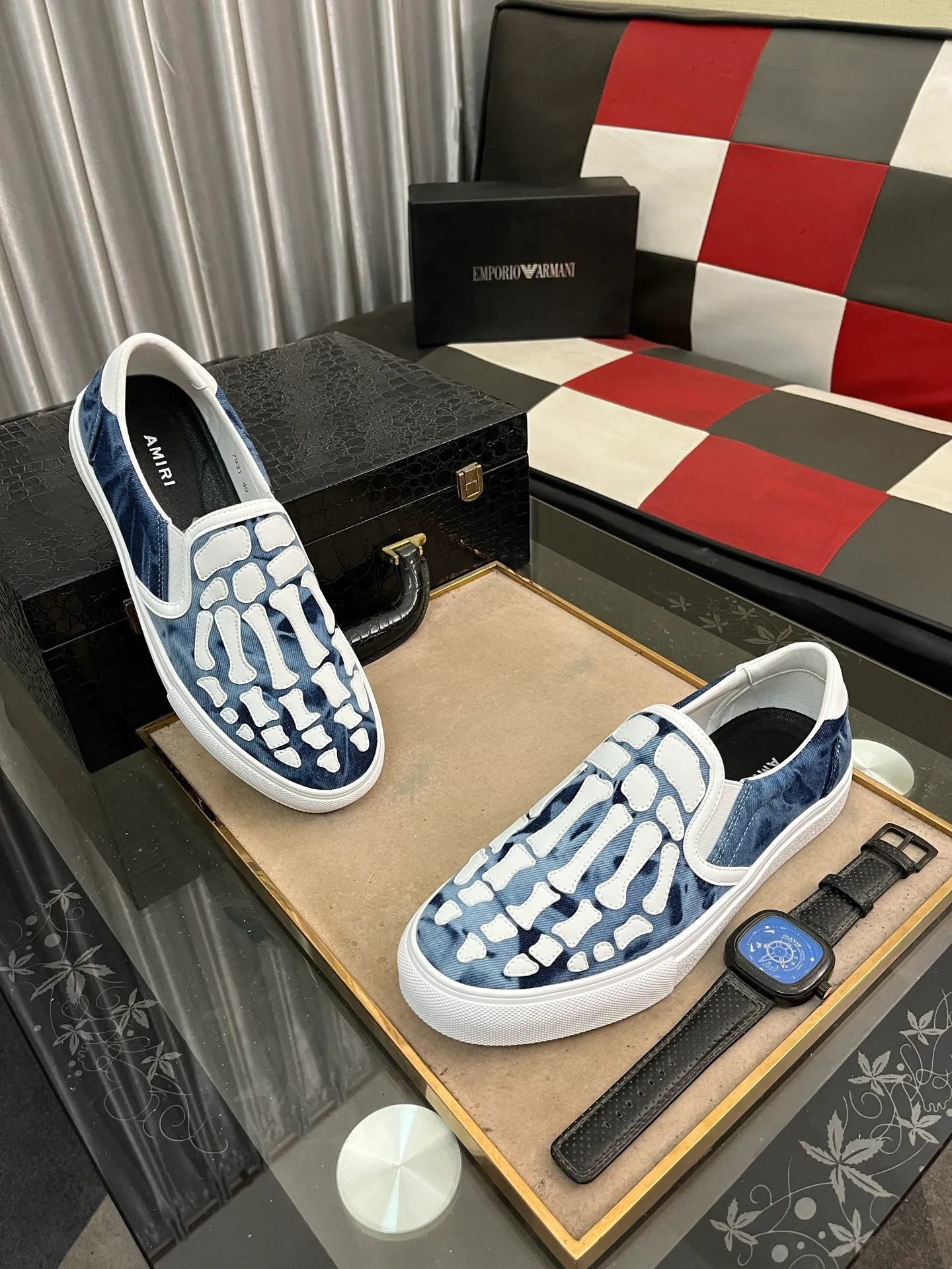 Men's men's shoes 💰420⌚️⌚️miri star shoes bone moral training shoes casual shoes amiri 2025 spring and summer star shoes bone moral training shoes micro-shaped body, the bone weaving pattern made of multi-layer genuine leather is more three-dimensional, slightly thicker and rich, and all elements are just right! The details are just right. Size: 38 to 444️⃣Colors available